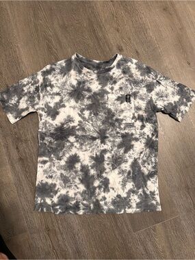 Kids Tie-Dye Pocket Tee - Gray | Unbranded